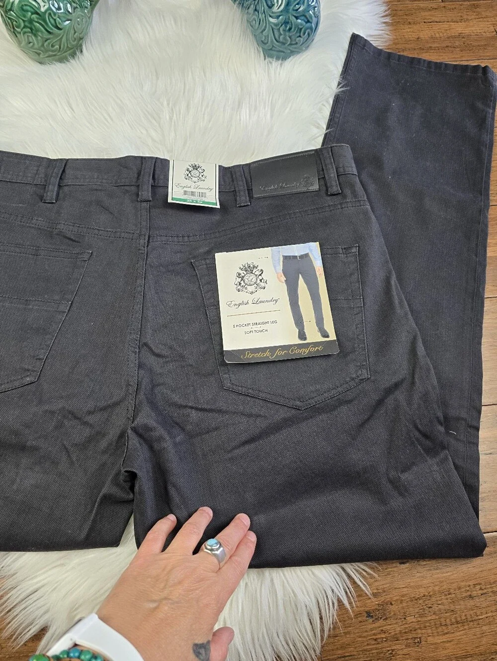 English Laundry Herringbone Mens Arrogant Pant 38×32